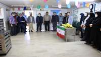  برگزاری مراسم آغاز دهه مبارک فجر در شبکه بهداشت و درمان شهرستان گرمسار 
